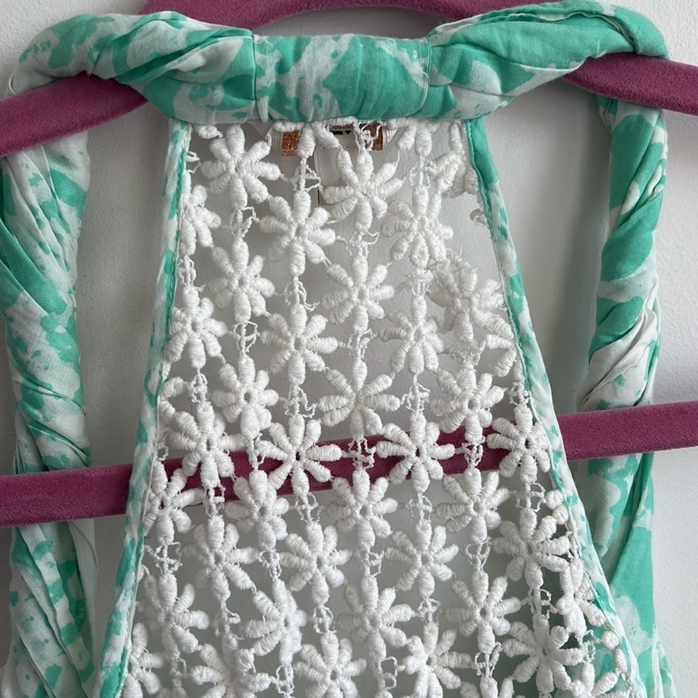 GUESS GREEN TWISTED STRAP HIGH LOW DRESS SIZE 2 - Picture 8 of 10
